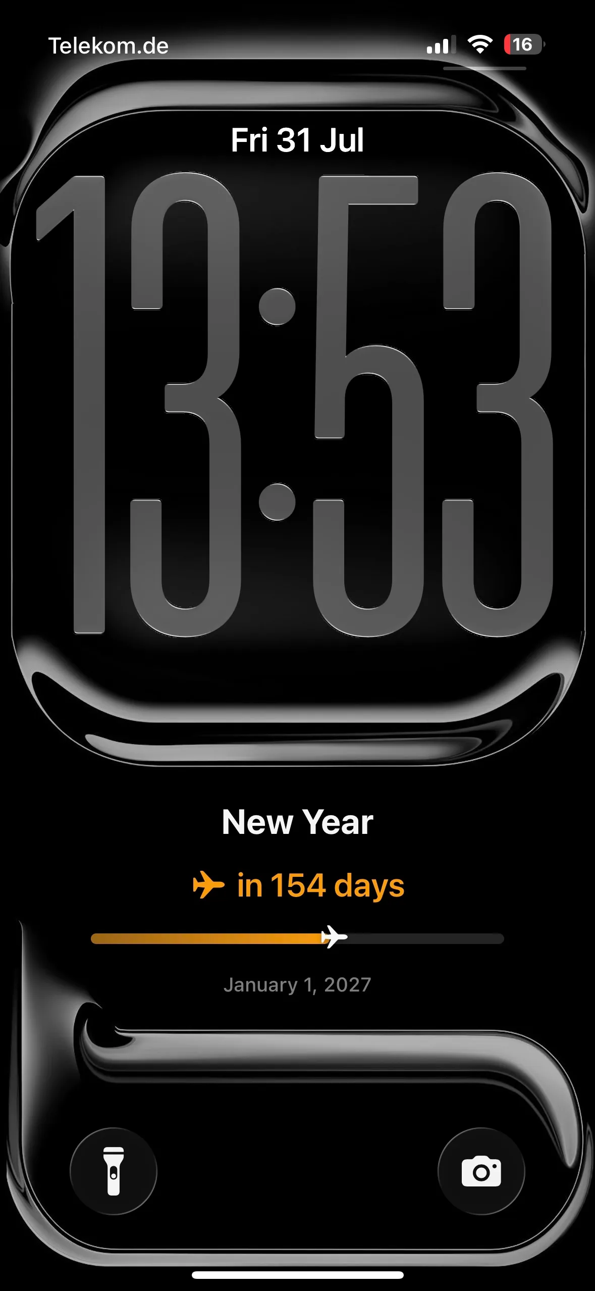 Onyx — A dark countdown that stays quiet until you look at it.