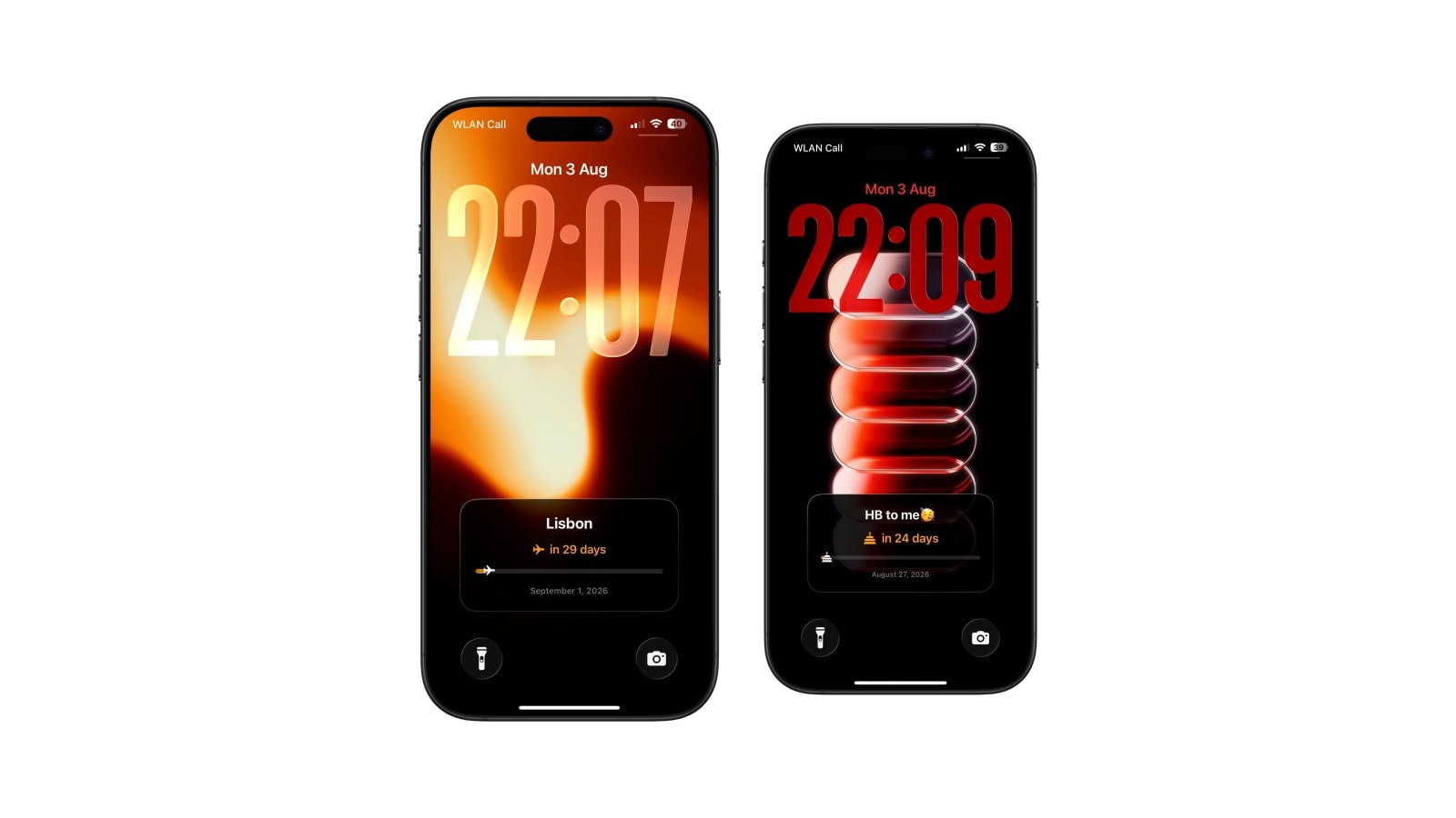 Days Since Counter on iPhone Lock Screen