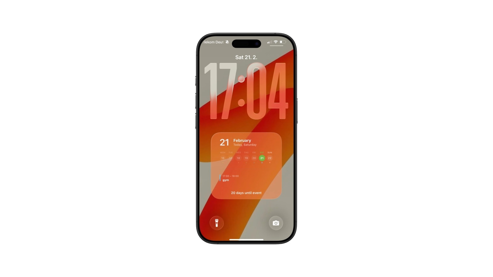 A daily agenda generated by Calendarly over a personal photo background A daily agenda generated by Calendarly over a personal photo background
